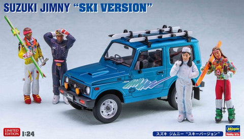 HASEGAWA 1/24 Suzuki Jimny Ski Version Car w/4 Figures (Ltd Edition)