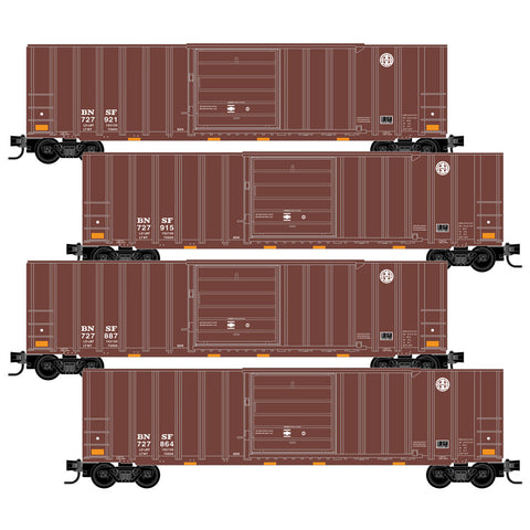 N 50' RIB-SIDED BOXCARS BNSF