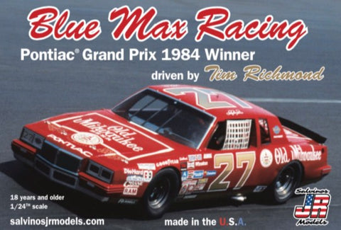 SALVINOS 1/24 Blue Max Racing Tim Richmond #27 1984 Pontiac Grand Prix Winner Race Car