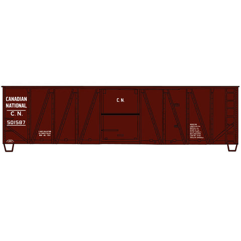 HO SINGLE SHEATH WOOD BOXCAR CN