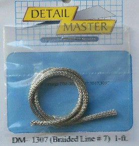 DETAIL MASTER 1/24-1/25 Braided Line #7 (.100"/1ft.)