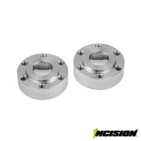 INCISION WHEEL HUBS #2 SILVER .225"