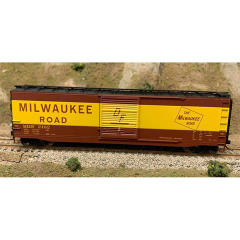 HO 50' PLUG DOOR BOXCAR MILW