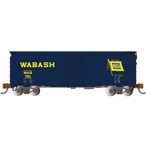 N 40' STEEL BOXCAR WABASH