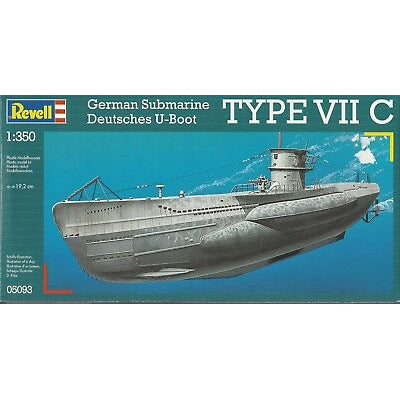 REVELL 1/350 German U-Boat Type VIIC Submarine