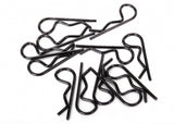 TRAXXAS BODY CLIPS BLACK