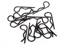 TRAXXAS BODY CLIPS BLACK