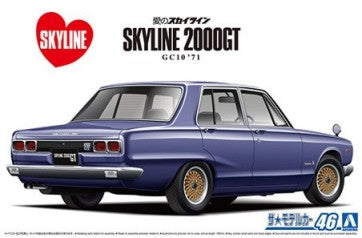 AOSHIMA 1/24 1971 Nissan Skyline GC10 2000GT 2-Door Car