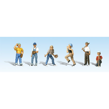 WOODLAND SCENICS N Figures: Baseball Players 2