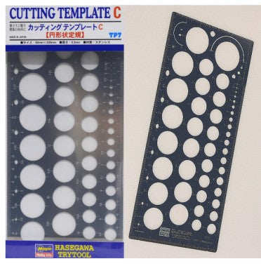 HASEGAWA Circular Shape Ruler Scribing Template