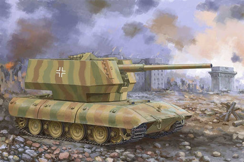 TRUMPETER  1:35 E-100 Flakpanzer w/12.8cm Flak 40