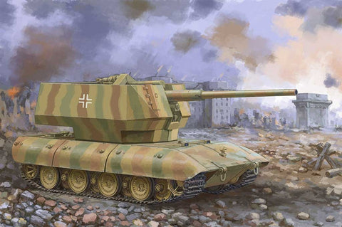 TRUMPETER  1:35 E-100 Flakpanzer w/12.8cm Flak 40