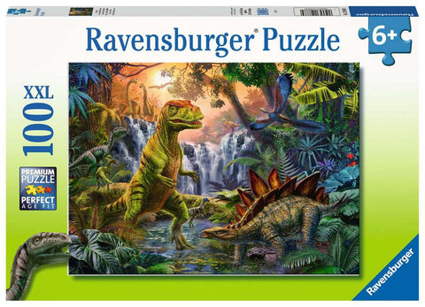 100-PIECE Prehistoric Oasis PUZZLE