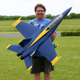 EFLITE F-18 Blue Angels 80mm EDF BNF Basic