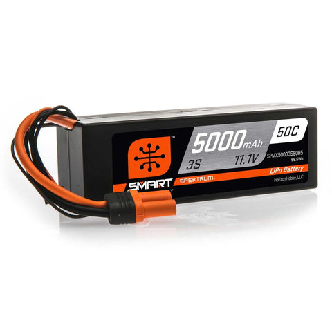 SPEKTRUM SMART LIPO 11.1V 3S 5000mah 50C W/ IC5