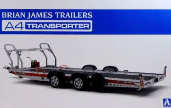 AOSHIMA 1/24 Brian James A4 Auto Transporter Trailer