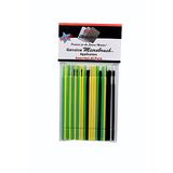 MICROBRUSH Alpha  Assorted: Regular, Fine, Superfine, Ultrabrush (40/pk)