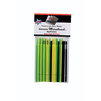 MICROBRUSH Alpha  Assorted: Regular, Fine, Superfine, Ultrabrush (40/pk)