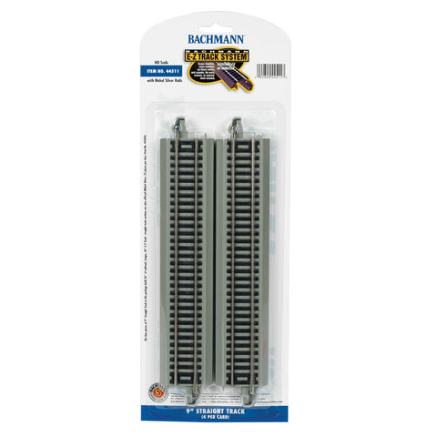 BACHMANN HO 9" Straight Track (4 )