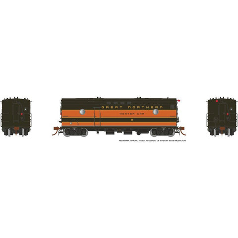 HO STEAM HEATER CAR GN #9