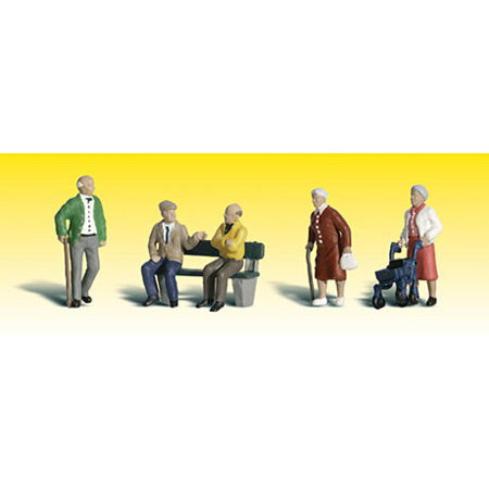 WOODLAND SCENICS N Figures: Senior Citizens