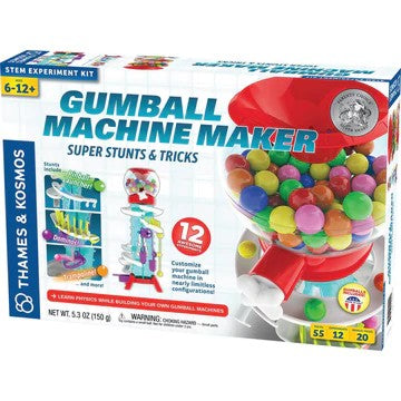 THAMES&KOSMOS Gumball Machine Maker (Stunts & Tricks) STEM Experiment Kit
