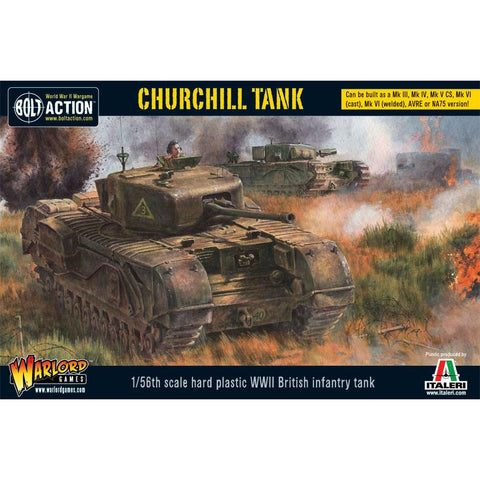 WARLORDS 28mm Bolt Action: WWII Churchill British Infantry Tank