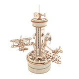 HANDS CRAFT Mechanical Music Box; Air Control Tower