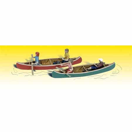 WOODLAND SCENICS N Figures: Canoers