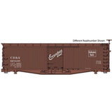 HO WOOD BOXCAR CBQ #120606