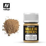 VALLEJO 	30ml Bottle Dark Yellow Ocre Pigment Powder