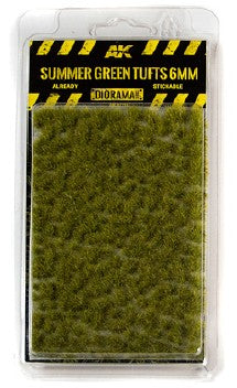 Diorama Series: Summer Green Tufts 6mm (Self Adhesive)