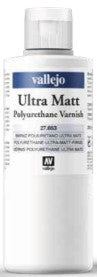 VALLEJO 200ml Bottle Polyurethane Ultra Matte Varnish
