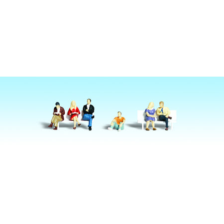 WOODLAND SCENICS N Figures: People Seating