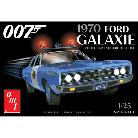 AMT 1/25 James Bond 1970 Ford Galaxie Police Car