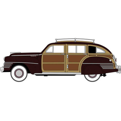 HO 1942 CHRYSLER WOODY MAROON