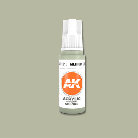 Medium Grey 3G Acrylic Paint 17ml Bottle