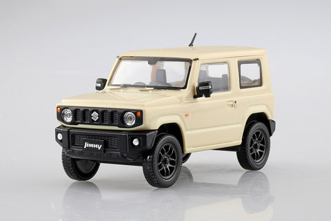 AOSHIMA SUZUKI JIMNY JEEP METALLIC IVORY
