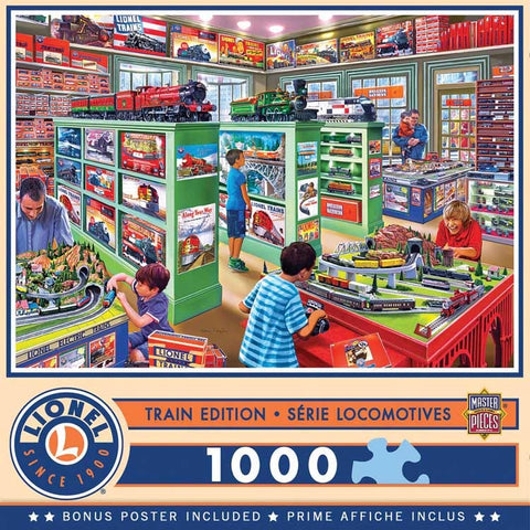 PUZZLE LIONEL TRAIN STORE 1000 PCS