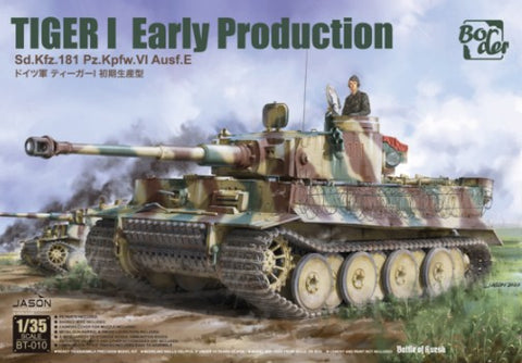 BORDER 1/35 Tiger I Early Production SdKfz 181 PzKpfw VI Ausf E Tank Battle of Kursk