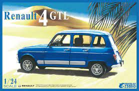 EBBRO 1/24 Renault 4GTL Compact 4-Door Car