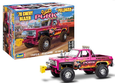 REVELL 1/24 1978 Chevy Blazer Pulled Pork Pulldozer Competition Truck