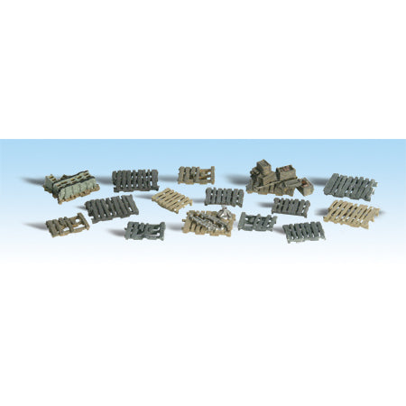 WOODLAND SCENICS N Figures: Assorted Skids