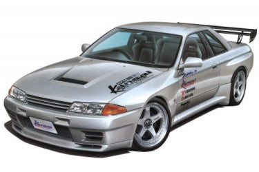 AOSHIMA 1/24 1990 Nissan Skyline BNR32 GT-R HKS Kansai Service Company Limited 2-Door Car w/Spoiler