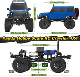 PANDA HOBBY 1/18 TETRA18 X3 PORTAL EDITION SCALE MINI CRAWLER RTR