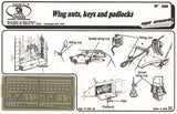 ROYAL MODEL 1/35 WINGS NUTS,KEYS,PADLOCKS