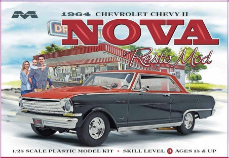 MOEBIUS 1/25 1964 Chevy II Nova Resto Mod Car