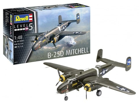 REVELL 1/48 B25D Mitchell Bomber