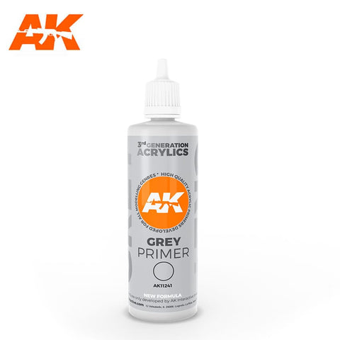 AKI Grey 3G Acrylic Primer 100ml Bottle