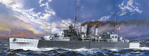 AOSHIMA 1/700 HMS Cornwall Heavy Cruiser STD Waterline